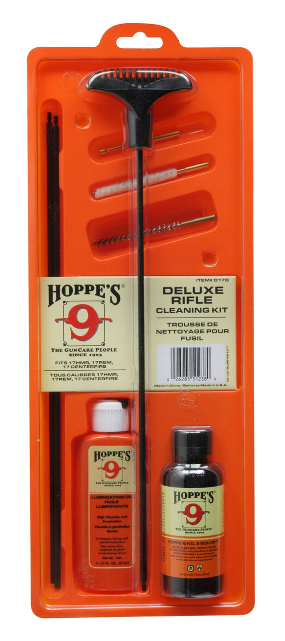 Hoppes D17B Rifle Cleaning Kit 17 HMR Rifle