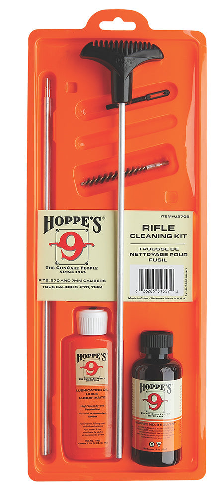 Hoppes U243B Rifle Cleaning Kit - Clam Pack 243,6mm