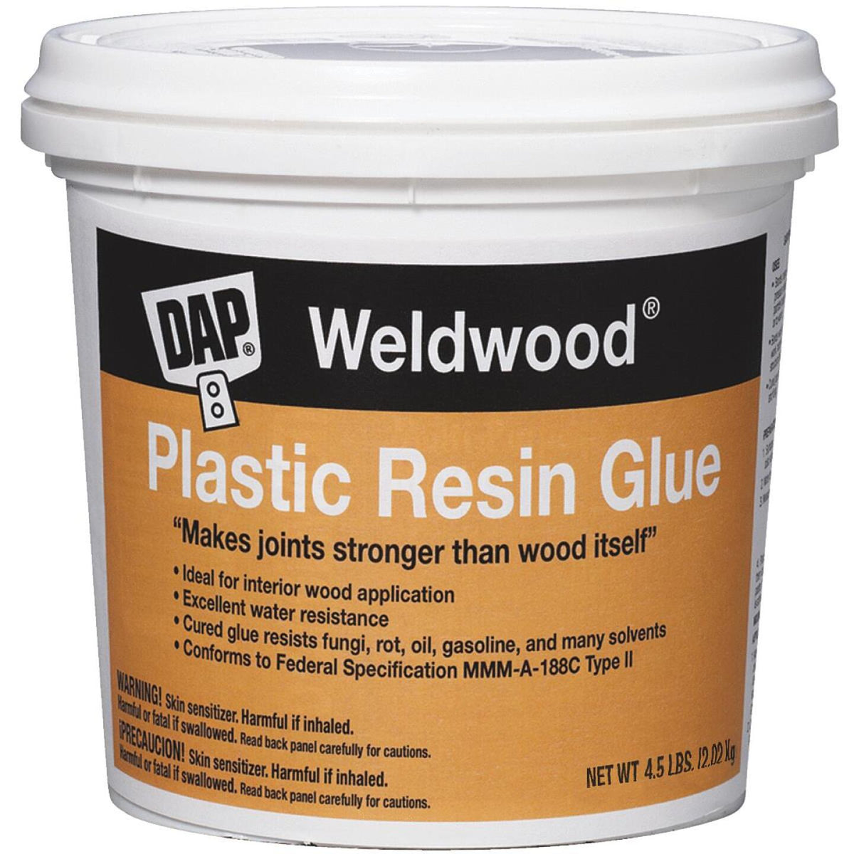DAP Weldwood 41/2 Lb. Plastic Resin Glue Guntersville, Alabama