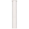 Sink Tail Piece, White Plastic, 1.5 x 12-In.