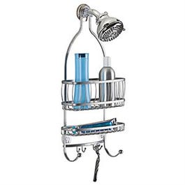 York Lyra Shower Caddy, Silver