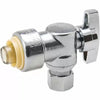 Proline Brass Push Angle Valve 1/2” x 3/8”