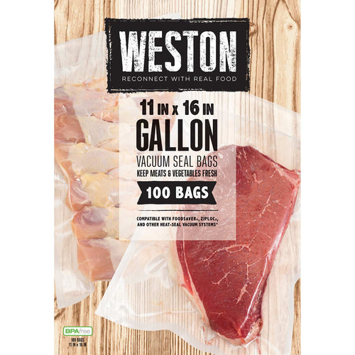 Weston Gallon 11 X 16 Vacuum Bags (100 Count) (11 X 16)