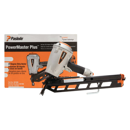 Paslode Pneumatic PowerMaster Plus™ 30 Degree Framing Nailer (19.25 x 6.5 x 13.25)