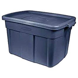 Roughneck Storage Tote,  Indigo Blue, 14-Gallons