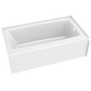 Delta Classic 500 Bathtub 60X32 Right Drain In High Gloss White (60X32, Gloss White)