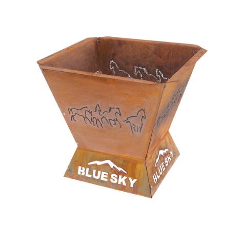 Blue Sky Outdoor Living Badlands Square Fire Pit