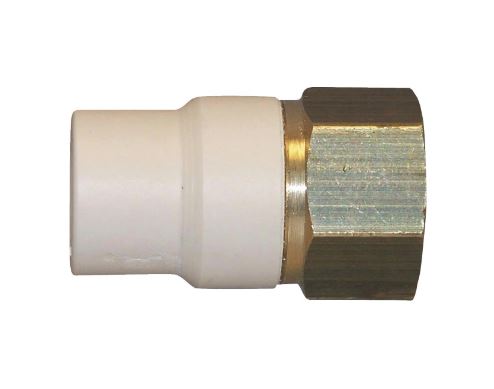 Charlotte Pipe CPVC Transition Adapter Slip x Brass (1/2