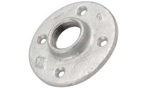 Worldwide Sourcing Galvanized Floor Flange