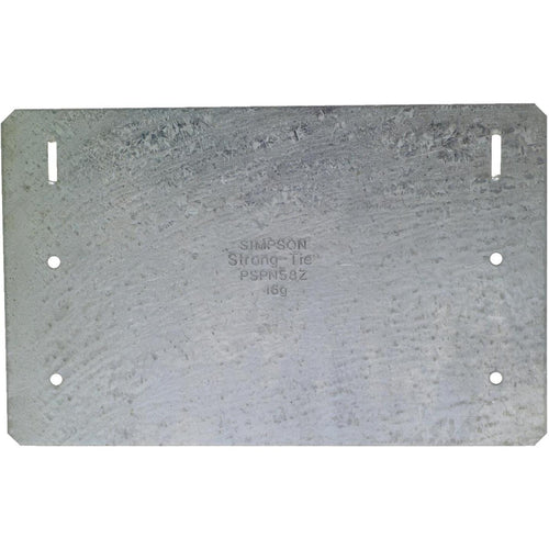 Simpson Strong-Tie 5 in. W x 8 in. L Galvanized Steel 16 Gauge Protection Plate