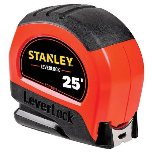 Stanley 25 ft High-Visibility LEVERLOCK® Tape Measure