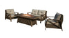 Seasonal Trends Yukon Deep Seating Fire Pit Set with 72 Table