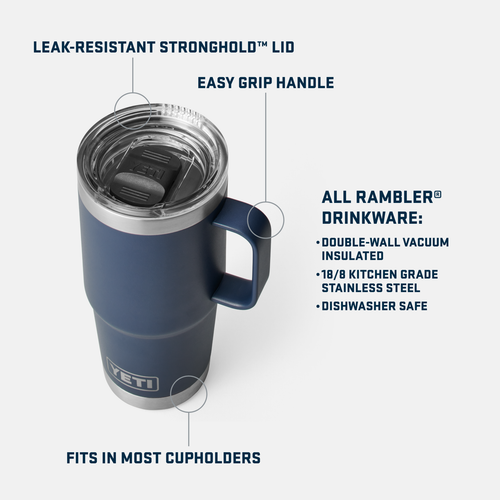 YETI Rambler 20 Oz. Travel Mug With Stronghold™ Lid