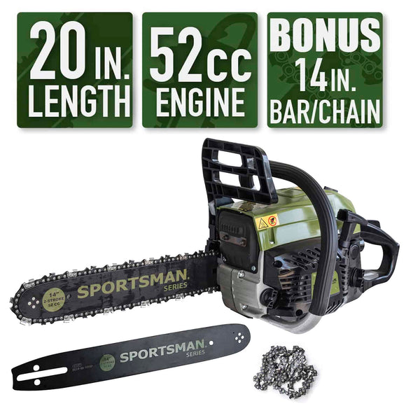 Sportsman 20 inch plus 14 inch Chainsaw Combo Kit (20