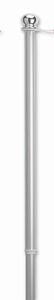 Valley Forge 1-Piece Brushed Aluminum Flag Pole - Retail Packaging (minimum order 12)