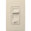 Lutron Lumea Incandescent/Halogen/LED/CFL Light Almond Slide Dimmer Switch