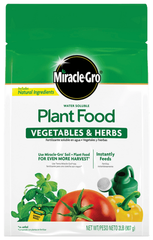 Miracle-Gro® Water Soluble Plant Food Vegetables and Herbs