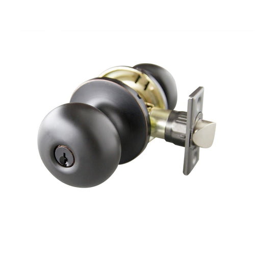 Design House Canton 6-Way Latch Entry Door Knob in Oil Rubbed Bronze