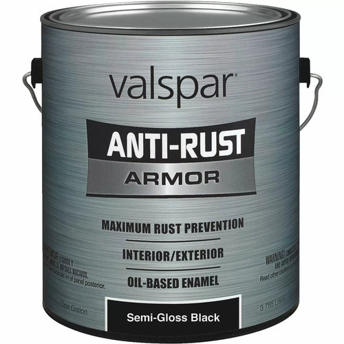 Valspar® 4000™ Alkyd Enamel  1 Gallon Semi-Gloss Black