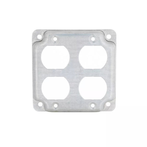Hubbell Raco Square Cover Exposed Work 2-Duplex