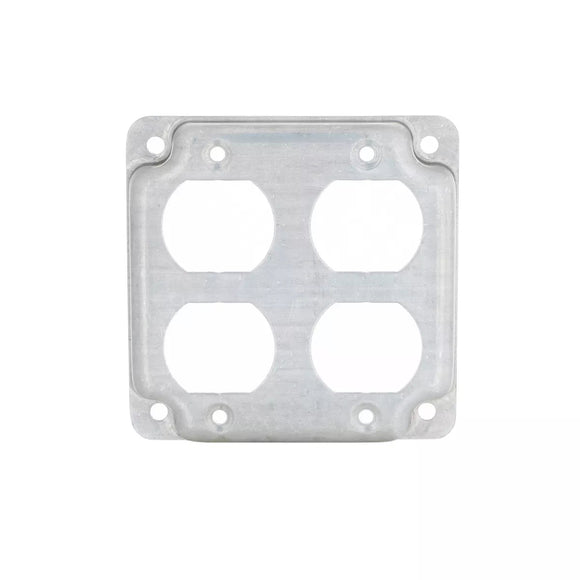 Hubbell Raco Square Cover Exposed Work 2-Duplex