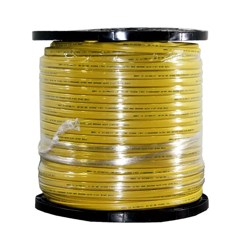 Marmon Home Improvement 1000 ft. 12/3 Yellow Solid CerroMax SLiPWire Copper NM-B Wire