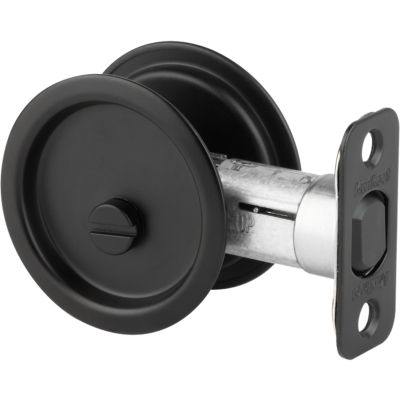 Kwikset 93350 - Round Pocket Door Lock