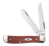 Case Smooth Chestnut Bone Mini Trapper