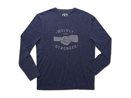 Yeti Wildly Stronger Handshake Long Sleeve T-Shirt
