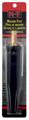 K-T Industries Universal Male Machine Plug Black