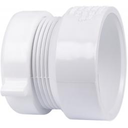 Genova Products PVC DWV Fittings Female Trap Adapter W/ Jamnut
