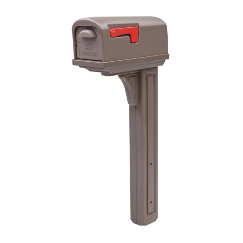 Gibraltar Classic Mailbox & Post Kit – Mocha