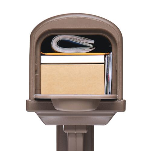 Gibraltar Classic Mailbox & Post Kit – Mocha