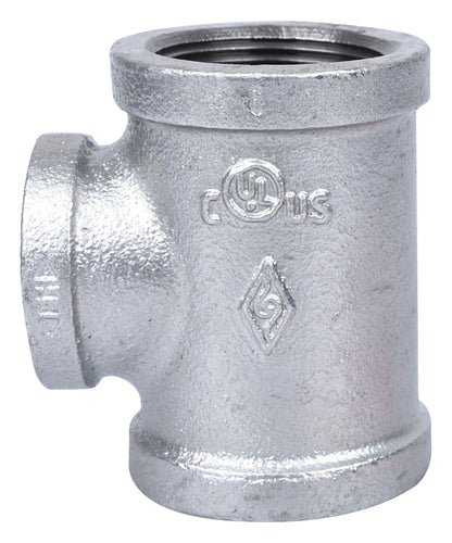 ProSource Pipe Tee Malleable Steel 40 Schedule 300 psi Pressure