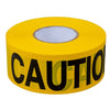 C.H. Hanson CAUTION Barricade Tape 1000' x 3 x 3Mil (12 rolls)