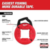 Milwaukee 100' Polyester Fish Tape w/ Flexible Metal Leader