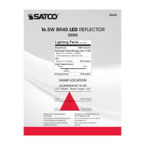 Satco Products S9639 16.5BR40/LED/3000K/1200L/120V
