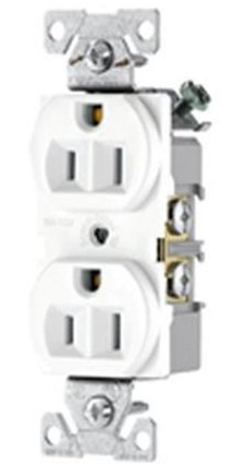 Cooper Wiring Devices EWD BR15V-SP-L Recp Duplex 15A 125V
