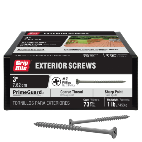 Grip-Rite Exterior Screws with PrimeGuard®