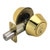 Design House  Double Cylinder Deadbolt in Polished Brass