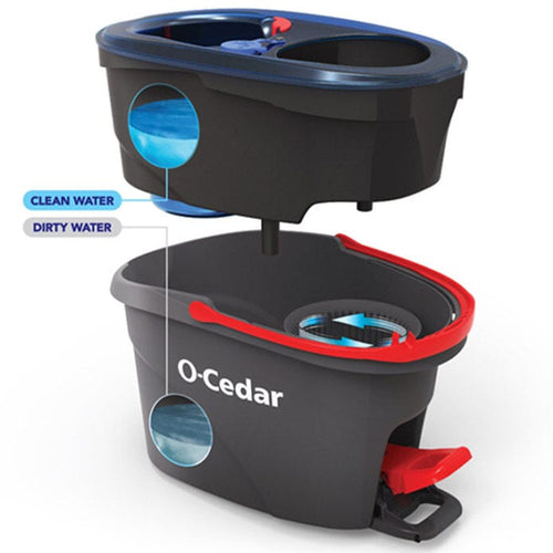 O-Cedar RinseClean™ Spin Mop & Two Bucket System