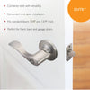Design House  Springdale Satin Nickel 2-Way Latch Door Lever