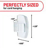 Command Clear Round Cord Clips