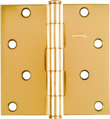 National Hardware 4 x 4-In. Brass Residential Door Hinge