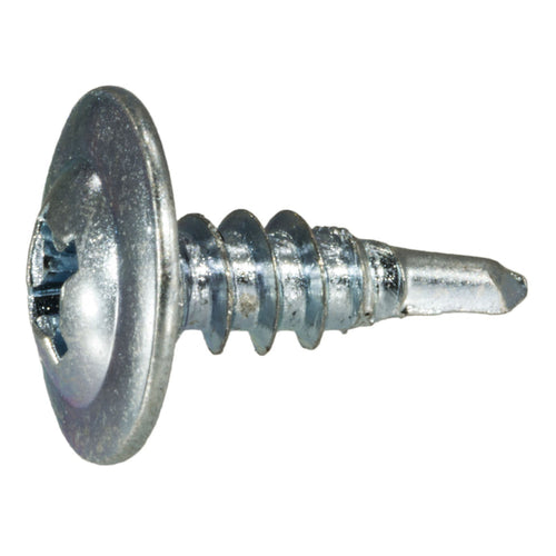 Monster Fastener Zinc Plated Steel Modified Phillips Truss Head Self-Drilling Screws