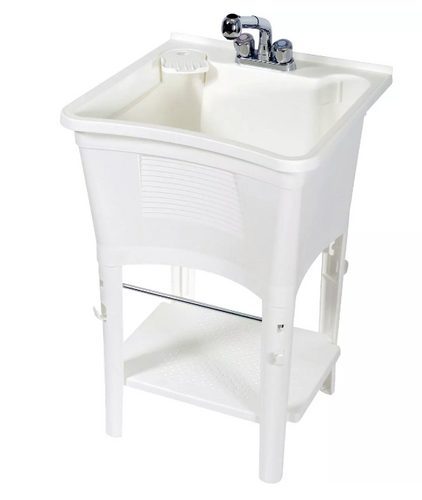 Zenna Home ErgoTub 20 Gallon 24 In. W x 24 In. L Laundry Tub