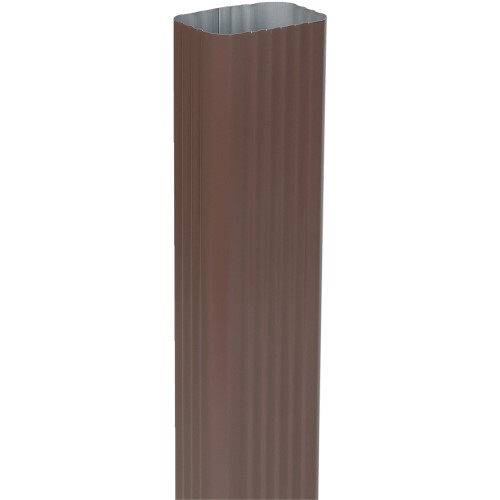 Amerimax K Style Aluminum Gutter Square Corrugated Downspout