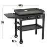 Blackstone 2 Burner 28 Gas Griddle in Classic Black