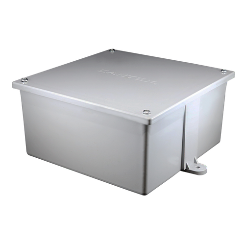 Cantex PVC Junction Box  4 x 4 x 4