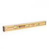 Great Neck Mayes 10135 Brass Bound Wood Laminated Level 24-inch